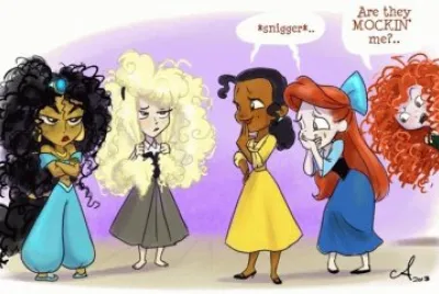 Jasmine Aurora Tiana Ariel Merida
