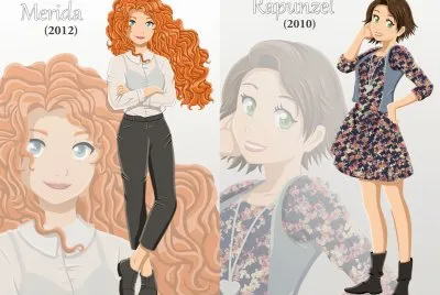 Merida Rapunzel