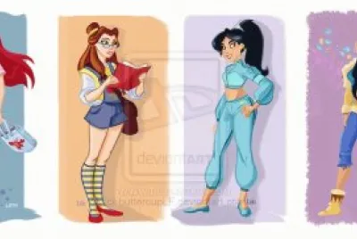 Ariel Belle Jasmine Pocahontas