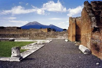 Mt. Vesuvius from Pompeii