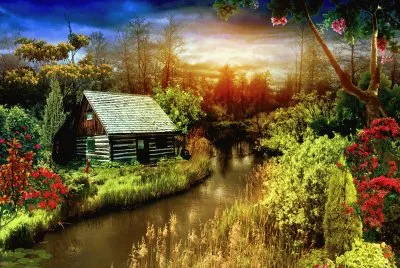 wallpaper Landscape-Photo Manipulation-Digital Art