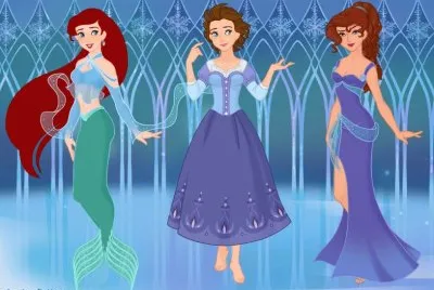 Ariel Rapunzel Megara