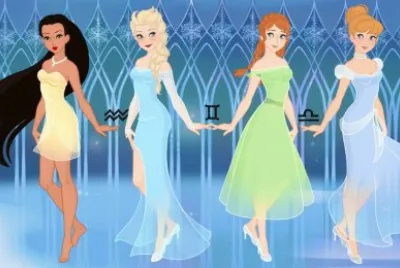 Pocahontas Elsa Anna Cinderella