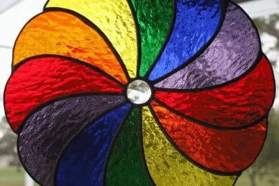 Coloured Pinwheel