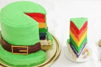 Cake of many colors