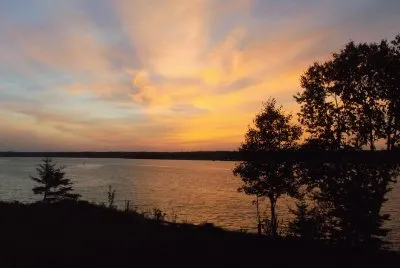 Sunset sunrays