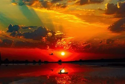 entardecer