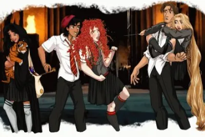 Jasmine Aladdin Merida Flynn Rapunzel