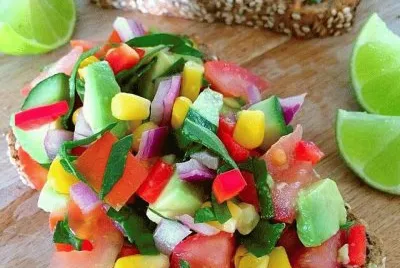Salad on Bread