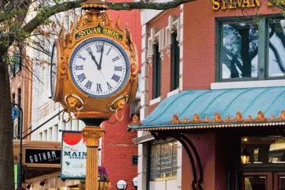 Main Street Clock jigsaw puzzle