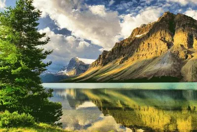 Mountain Lake jigsaw puzzle