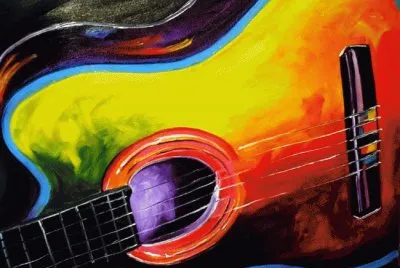The Guitar jigsaw puzzle