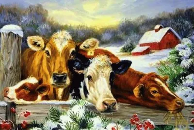 vacas jigsaw puzzle