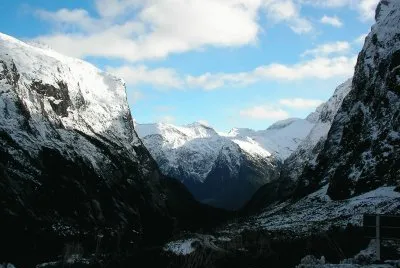 Neve nas montanhas