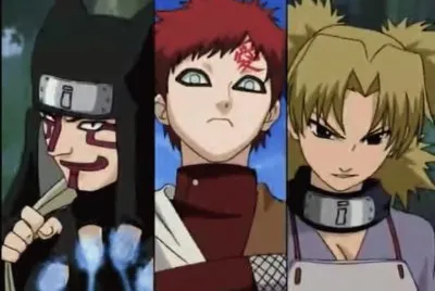 פאזל של Kankuro, Temari y Gaara