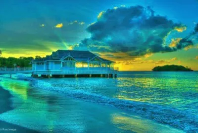 Visual en azul