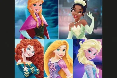 פאזל של caras princess