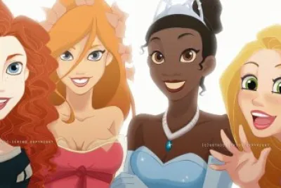 Merida Giselle Tiana Rapunzel