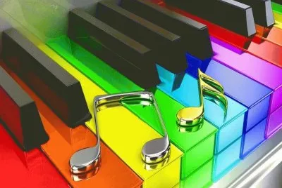 A Rainbow Keyboard