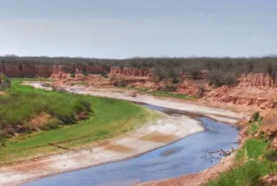 פאזל של RÃ­o Salado. Santiago del Estero. Argentina