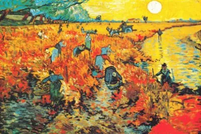 The Red Vineyard at Arles 1888 Van Gogh