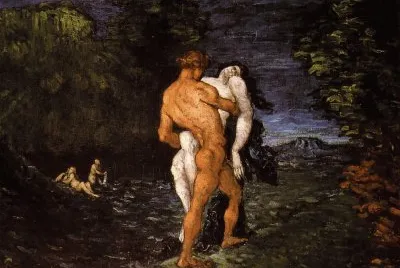  "L 'enlÃ¨vement " (O Rapto- 1867), CÃ©zanne