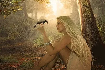 Fadas, duendes e ninfas.
