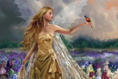 Fadas, duendes e ninfas.