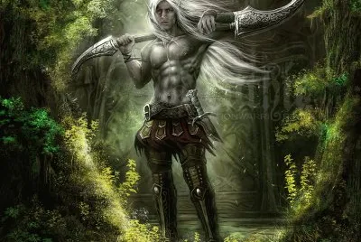 Fadas, duendes e ninfas.