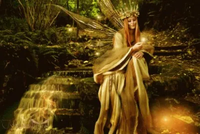 Fadas, duendes e ninfas.