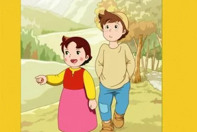 פאזל של Heidi y Pedro