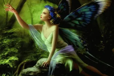 Fadas, duendes e ninfas.