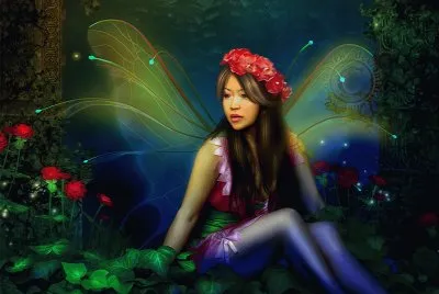 Fadas, duendes e ninfas.