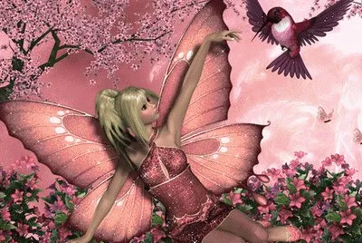 Fadas, duendes e ninfas.