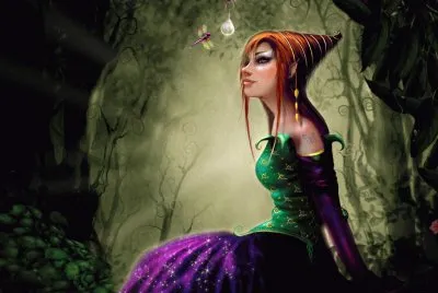 Fadas, duendes e ninfas.