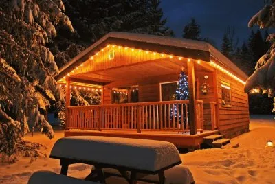 Bonita casa de madera