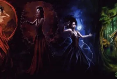 Fadas, duendes e ninfas.