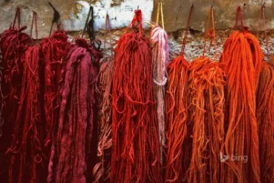 dyed wool