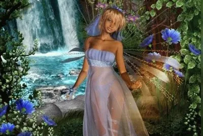 פאזל של Fadas, duendes e ninfas.