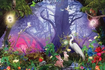 Fadas, duendes e ninfas.