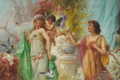 Fadas, duendes e ninfas.