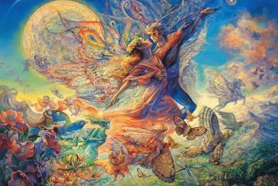 Fadas, duendes e ninfas.