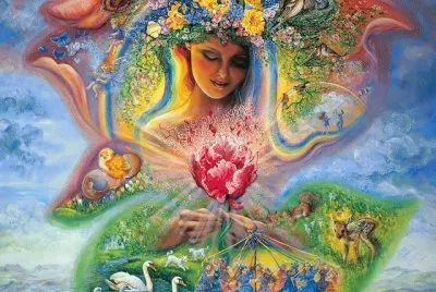 Fadas, duendes e ninfas.