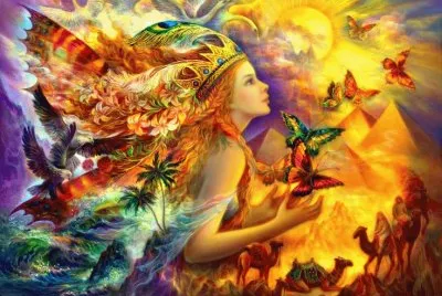 Fadas, duendes e ninfas.