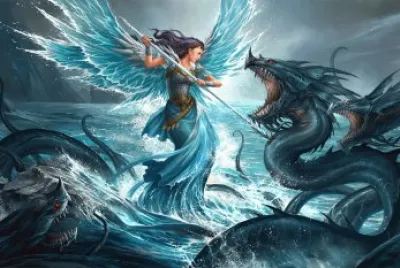 Fadas, duendes e ninfas.