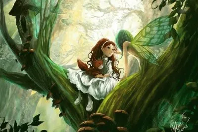 Fadas, bruxas e ninfas.