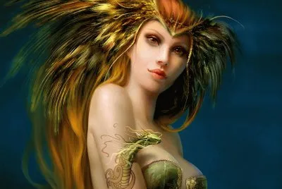 Fadas, bruxas e ninfas.
