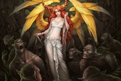Fadas, bruxas e ninfas.