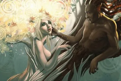 Fadas, duendes e ninfas.
