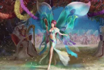Fadas, duendes e ninfas.